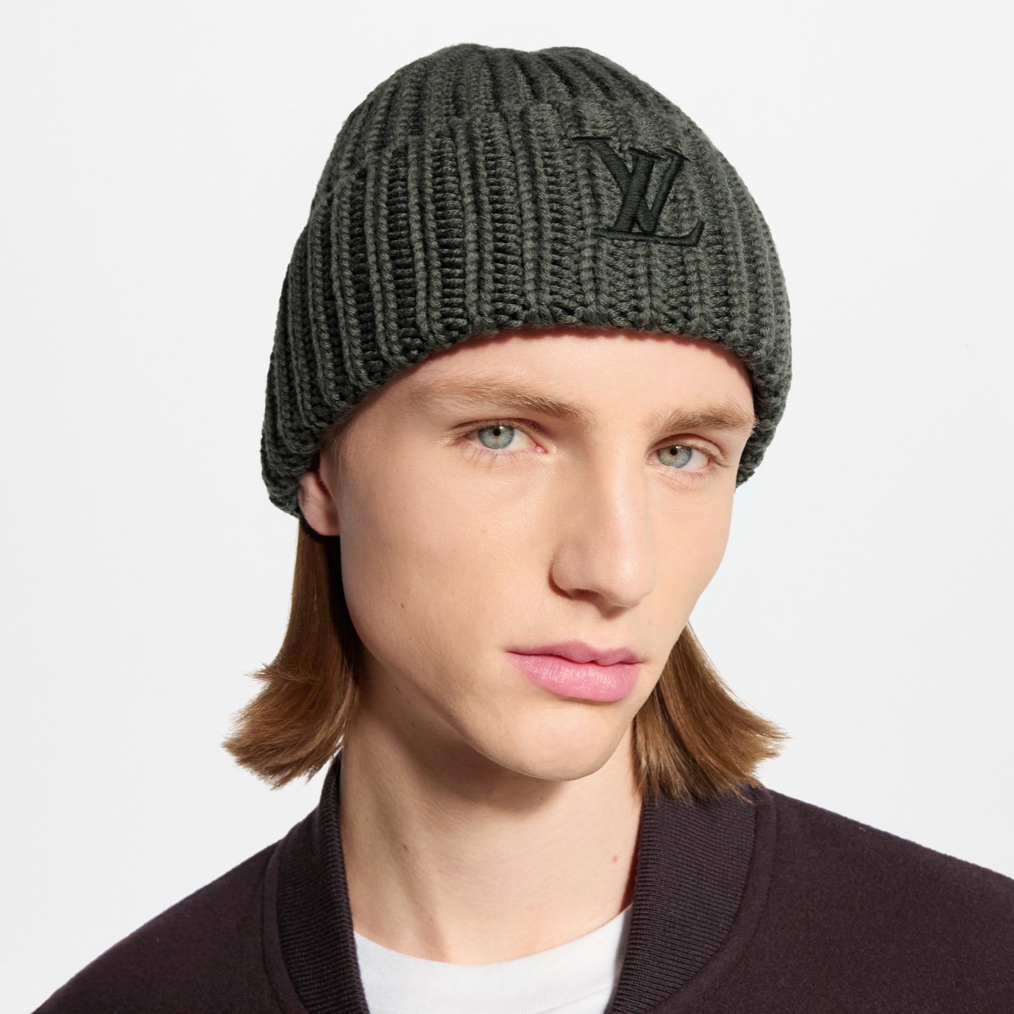 Only LV Mini Cable Beanie S00 - Men - Accessories | LOUIS VUITTON ®